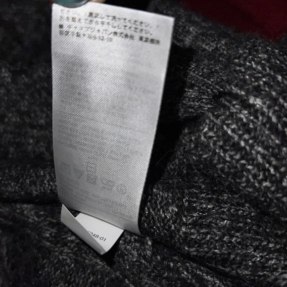 Banana Republic charcoal grey knit open  cardigan Sz XS - Picture 9 of 15